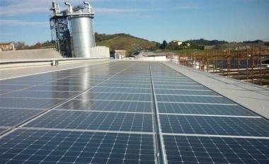 Limpianto fotovoltaico del consorzio agrario     