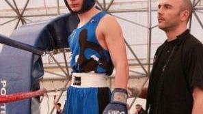 <b>FIGHT GYM.</b> Lorenzo Marioni e il maestro D’Amico