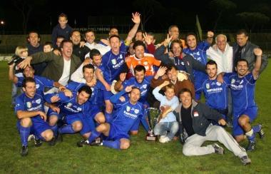 <b>TRIONFO MERITATO.</b> Lesultanza del Bartolozzi dopo la vittoria del secondo scudetto consecutivo 