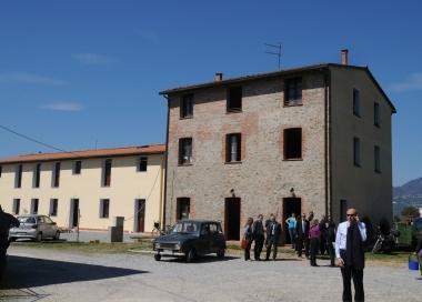 Due immagini della Casa di accoglienza di Lunata (Vip)  