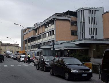 Lingresso dellospedale di Pescia    