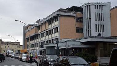 L’ingresso dell’ospedale di Pescia