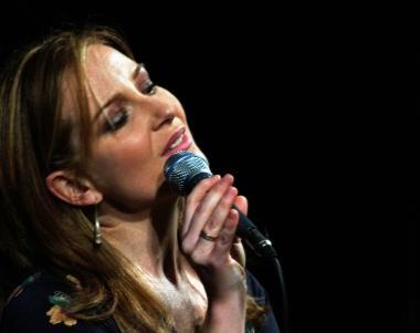 La cantante Michela Lombradi    