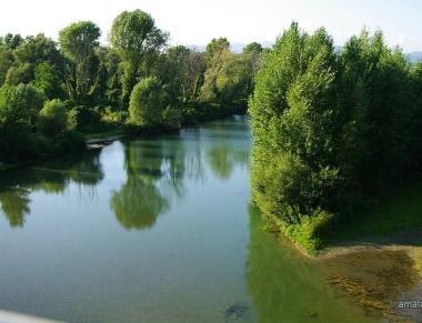 Una veduta del fiume Magra        