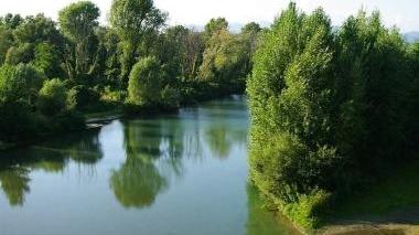 Una veduta del fiume Magra