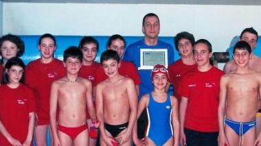 I ragazzi della Tirrenica Nuoto