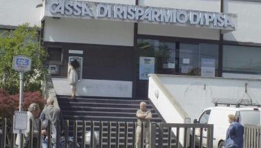 La banca di Pontasserchio rapinata