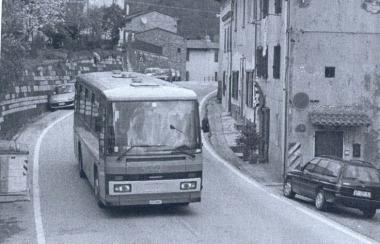 Una delle corse che da Prato arriva nei paesi della Valdibisenzio