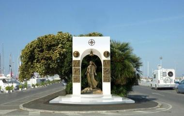<b>ARTIGLIO.</b> Il rendering del monumento allArtiglio commissionato allo scultore americano di origine russa Sergey Eylanbekov        