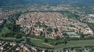 Una veduta della città dall’alto