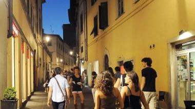 Una strada del centro storico