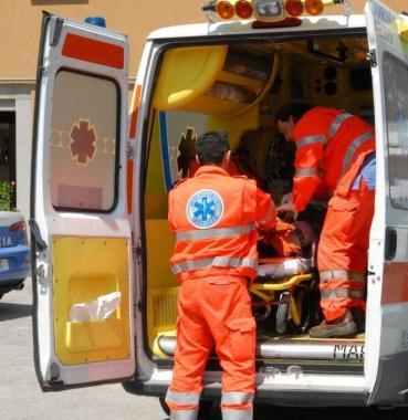 <b>SOCCORSI.</b> Ambulanza del 118 
