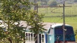 Un treno a San Miniato