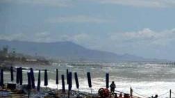Partaccia: sassi invece di sabbia