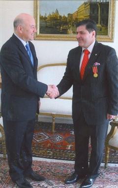 Il delegato Vinchesi a Monaco ospite dell'ambasciatore Morabito