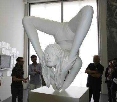 Alcune delle opere in mostra a Live! al Pecci       