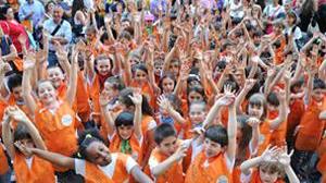 Mercatac Pistoia, bambini in festa in piazza del duomoLe foto