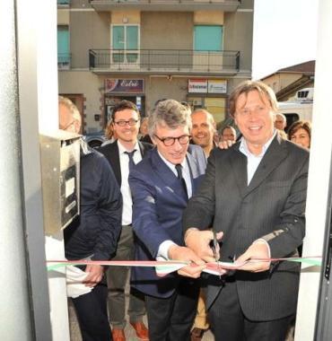 David Sassoli inaugura la nuova sede del Pd