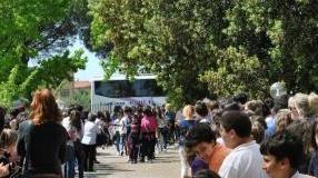 L’arrivo a Pieve degli alunni abruzzesi