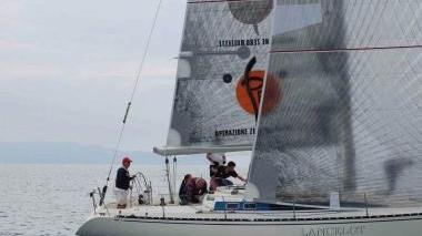 La barca dell’equipaggio guidato da Cencetti
