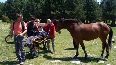 Escursioni senza barriere: in montagna con la "Joelette"