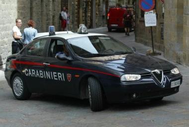 Un controllo dei carabinieri a Volterra         