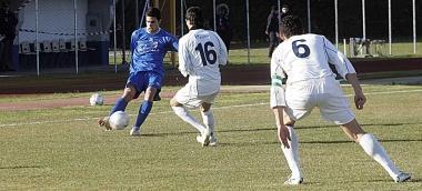 Nicoletti, autore del gol della vittoria nellamichevole di Viareggio 