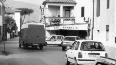 Via del Casalino nel centro della frazione di Tassignano (Vip)