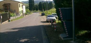La nuova postazione sulla strada Volterrana   