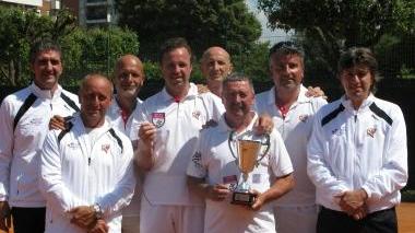 La formazione del Ct Etruria Over 45 campione toscana