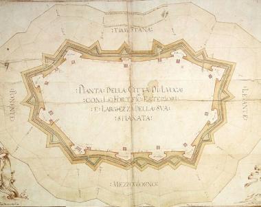 Unantica pianta delle Mura    