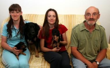 Il punto del fiume dove sono stati gettati i cani 