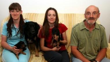 Il punto del fiume dove sono stati gettati i cani