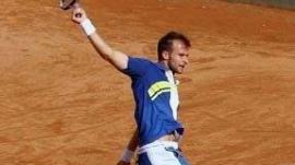 Un giocatore di tennis