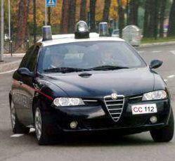 Una pattuglia dei carabinieri  