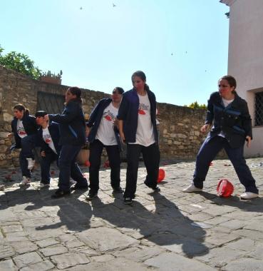 La coreografia eseguita dalle ragazze del centro Soul of dance 