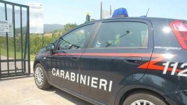 Un intervento di una gazzella dei carabinieri