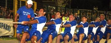 Palio dei rioni, antipasto al pontile