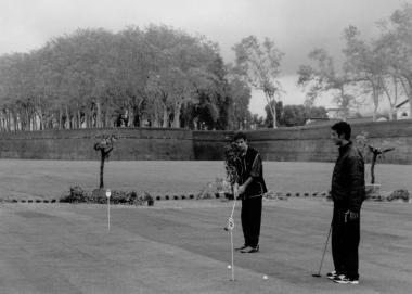 Golf sugli spalti 