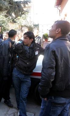 Un gruppo di profughi