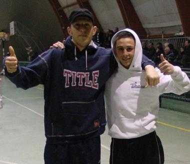 <b>COPPIA DORO.</b> Lenny Bottai insieme a Jonathan Sannino   