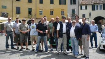 La troupe della Bbc con gli assessori Bruni e Chiari