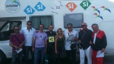 Il camper Referendum on the road