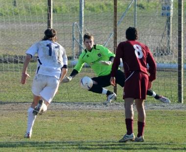 Il portiere granata Gaffino Rossi      