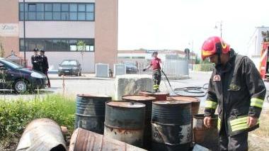 <b>ROGO.</b> I pompieri in azione al Portone