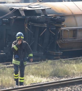 Il treno deragliato 