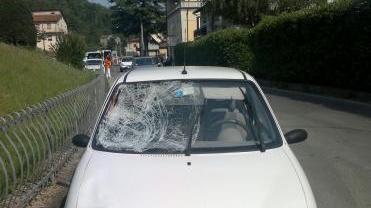 L’auto coinvolta nel tragico scontro