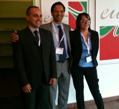 Simone Cesari, Carlo Longo e Silvia Gambi