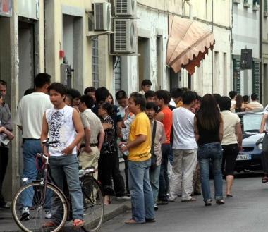 I residenti cinesi sono in continuo aumento