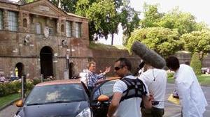 La Bbc gira un programma in centro storico